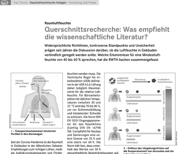 Abbildung aus Zeitschrift eines Fachartikels